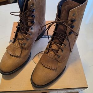 Ariat Heritage Lacer Boots in Red Bark